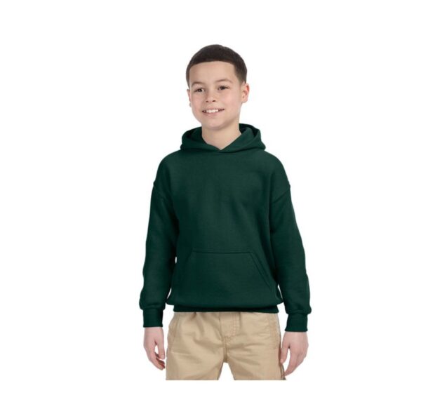 G185B Gildan Youth 50/50 Hooded Sweatshirt