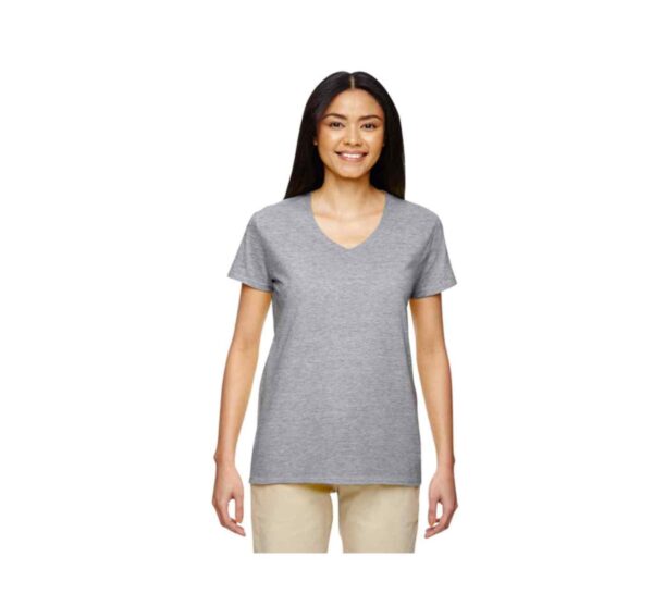 Gildan G500VL Ladies Heavy Cotton 5.3oz V-Neck T-Shirt