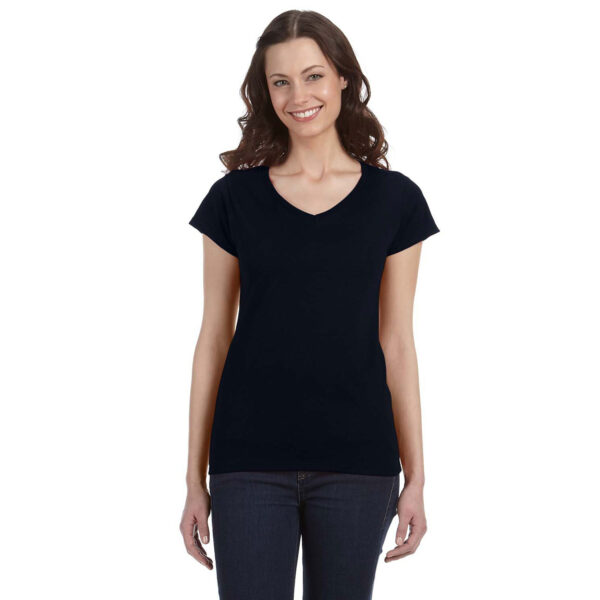 Gildan 64VL 4.5 OZ Ladies V-Neck T-Shirt