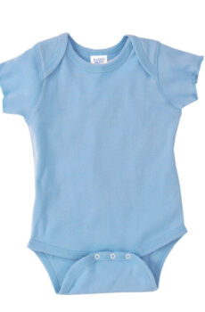 Rabbit Skins 4400 Infant 5 OZ Baby Rib Lap Shoulder Bodysuit