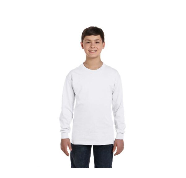 Gildan 540B 5.3 Oz Heavy Cotton Youth Long Sleeve T-Shirt