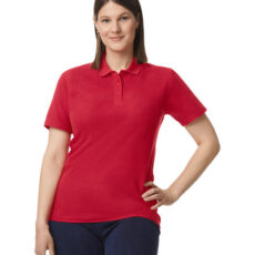 G648L Gildan Ladies Softstyle Double Pique Polo