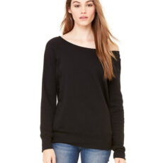 7501 Bella + Canvas Ladies' Sponge Fleece Wide Neck Sweatshirt