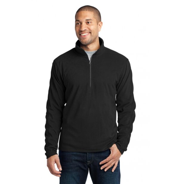 F224 Port Authority Microfleece 1-2-Zip Pullover.