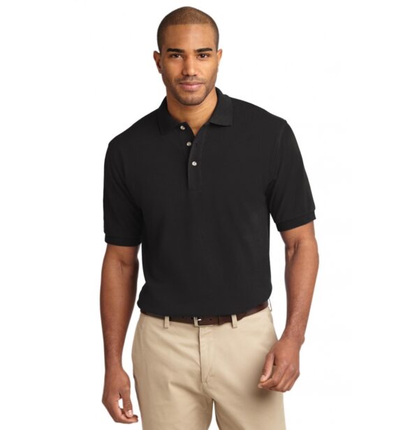 TLK420  Port Authority Tall Heavyweight Cotton Pique Polo.