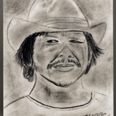 Charles Bronson in Charcoal