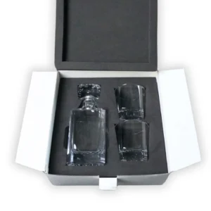 2 Glass Decanter Set