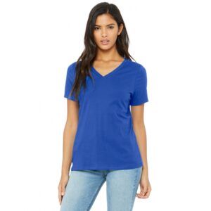 Bella + Canvas 6405 Women's Relaxed Jersey V-Neck T-Shirt