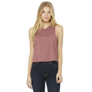 Bella + Canvas 6682 Women's Racerback Cropped Tank