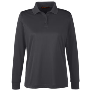 Harriton M348LW Ladies Advantage Snag Protection Plus IL Long Sleeve Polo