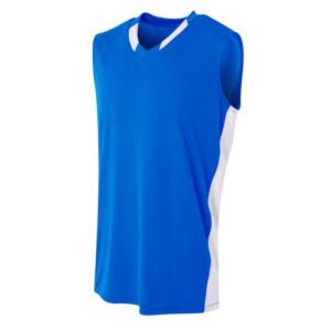 A4 Apparel N2377 Mens BACKCOURT JERSEY UPF 44+