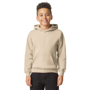 Gildan SF500B Youth Softstyle Midweight Fleece Hooded Sweatshirt